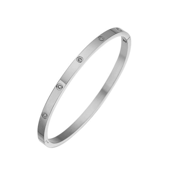 "Diesel" Stainless Steel Bangle